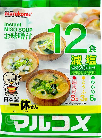 Miso Soup Instant 12 st Family Pack