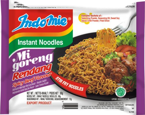 Indomie Mi Goreng Rendang 80g - Export Indonesia