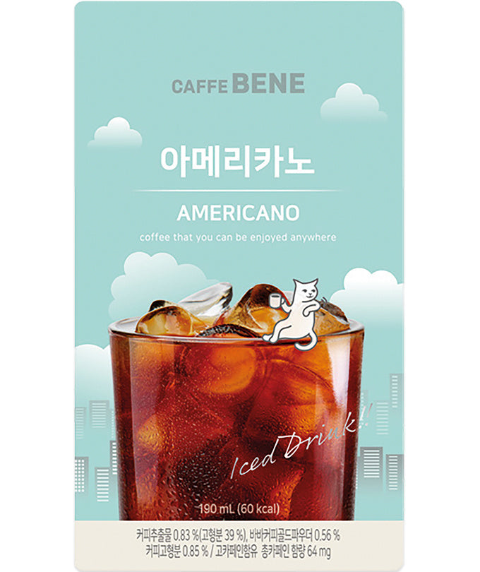 Americano Ice Drink 190ml Caffe Bene