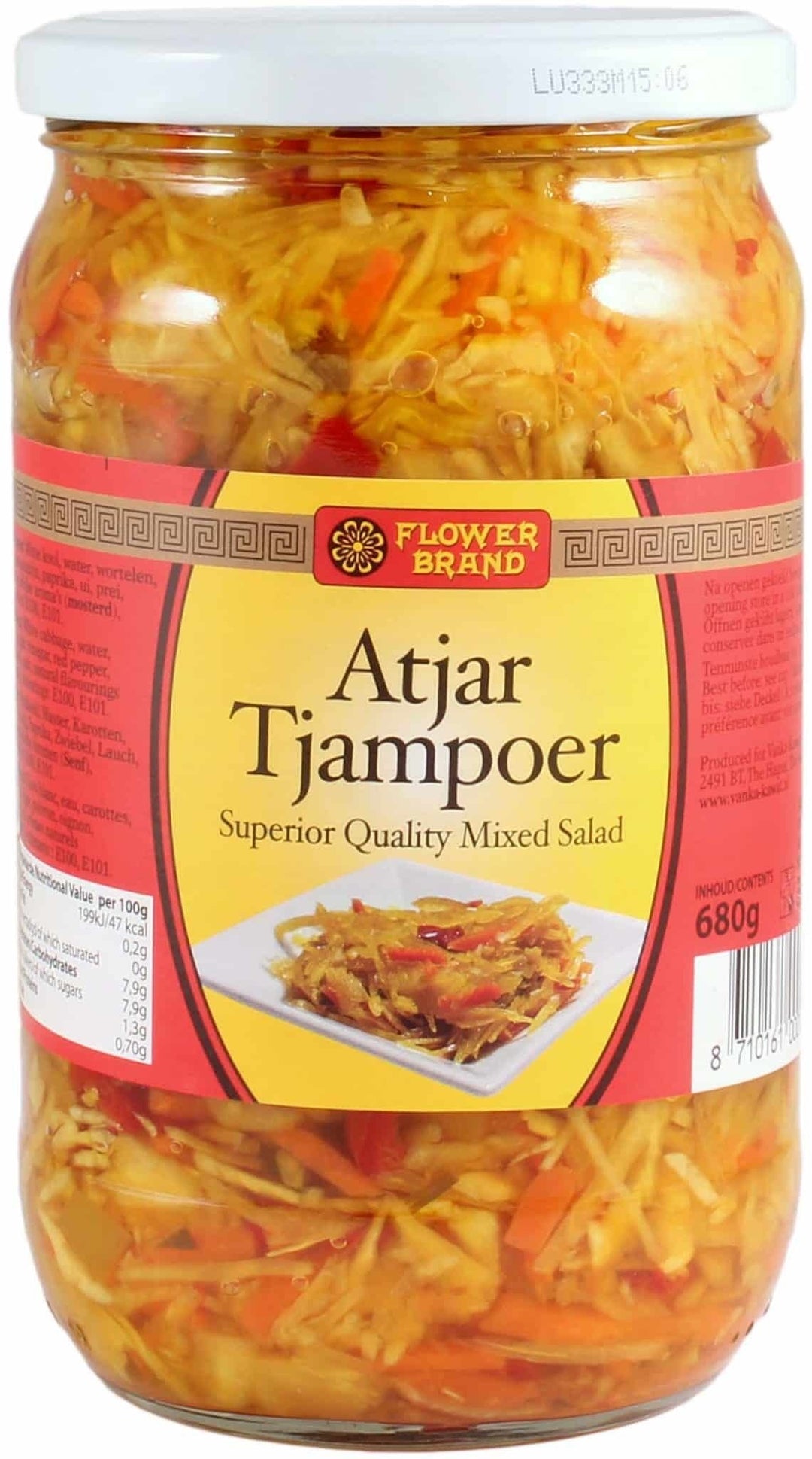 atjar tjampoer 680g flower brand