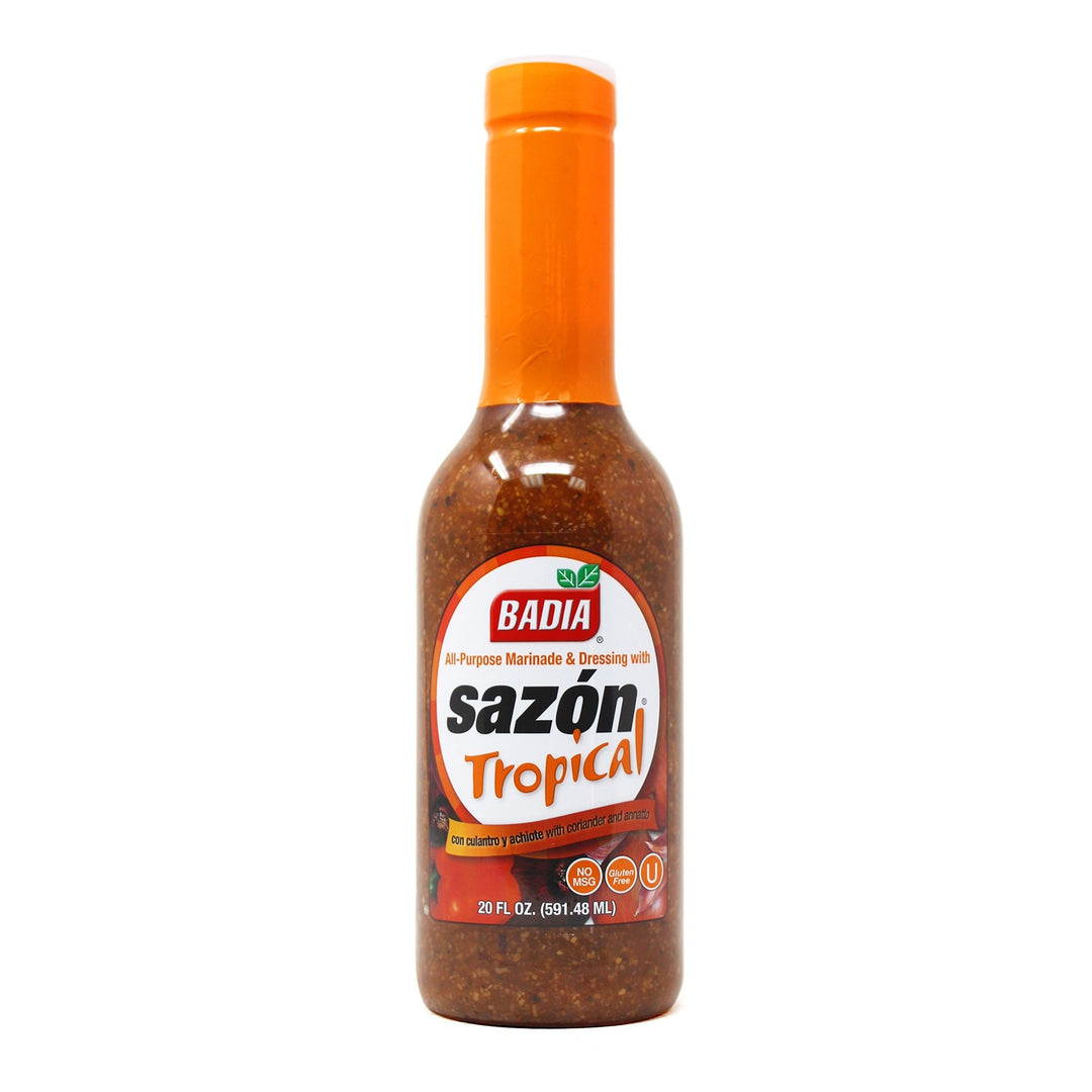 badia sazon tropical Orange 20 oz -591ml liquid bottle with coriander & annatto