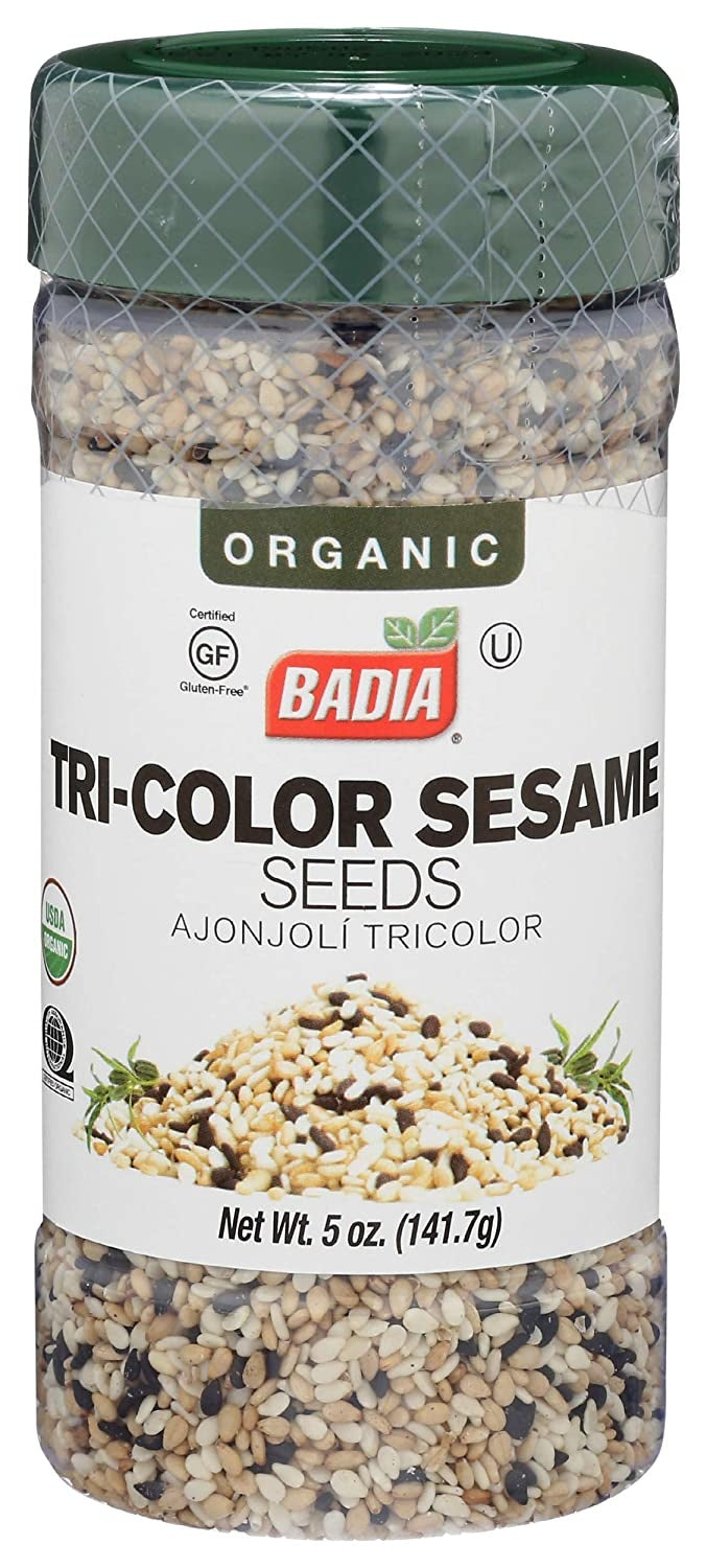 badia tri color sesame seeds organic 5oz - 141.7g