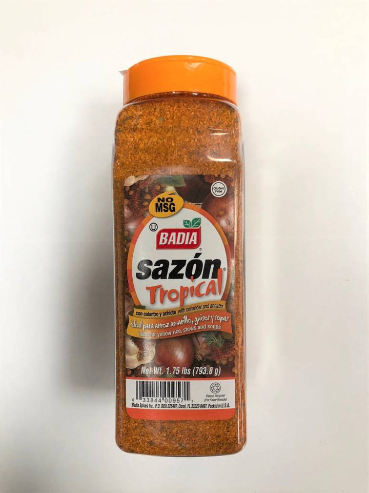 Badia Sazon tropical orange 1.75 lbs (793.8g) powder