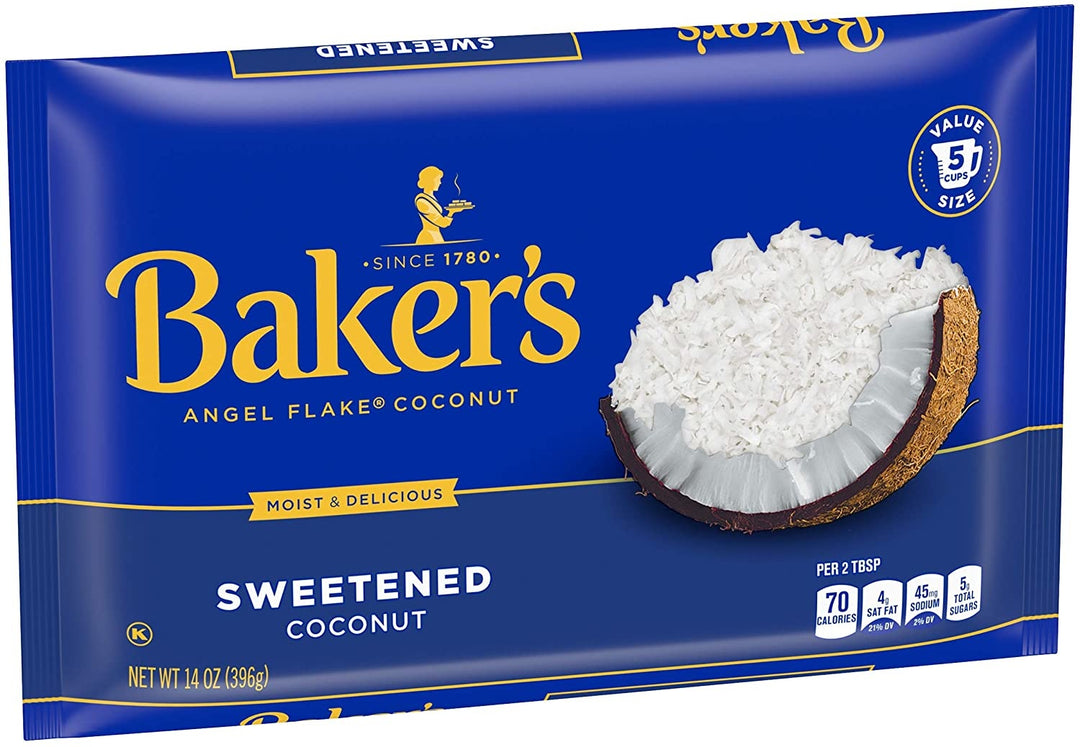 baker's angel flake coconut 14oz (396gr)