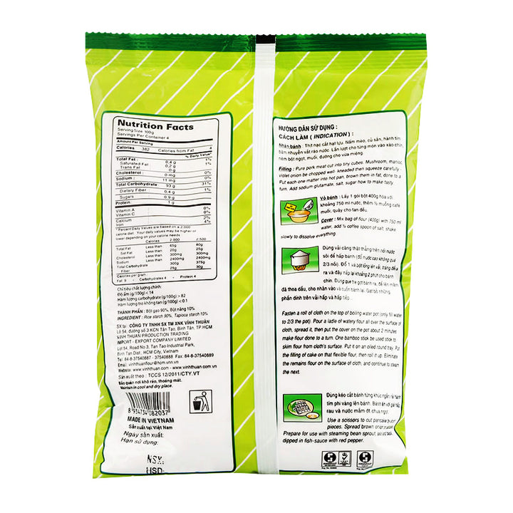 Banh Cuon 400gr Vinh Thuan Flour Wet Rice paper