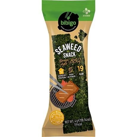 BIBIGO Seaweed Snack BBQ 4g small pack