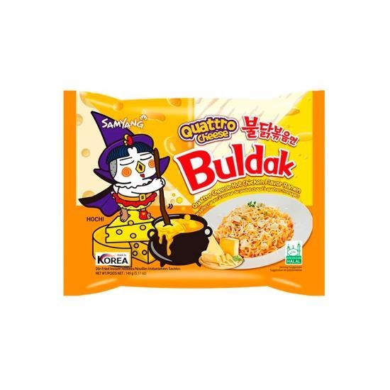Buldak Ramen Quattro Cheese 145g - 1 Pack