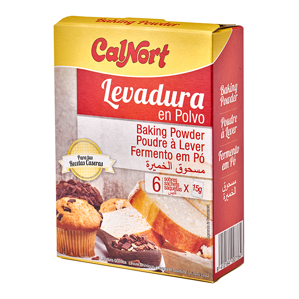 calnort baking powder 6x15gr