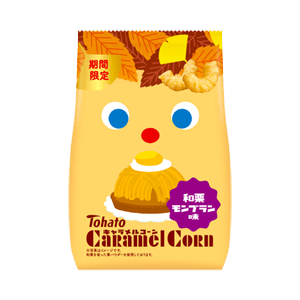 OUTLET: Caramel Corn Waguri Chestnut 65g Tohato Best Before 25-3-19