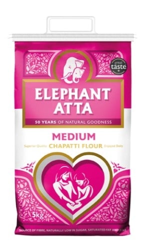 Chapatti Flour Medium 5kg Elephant Atta
