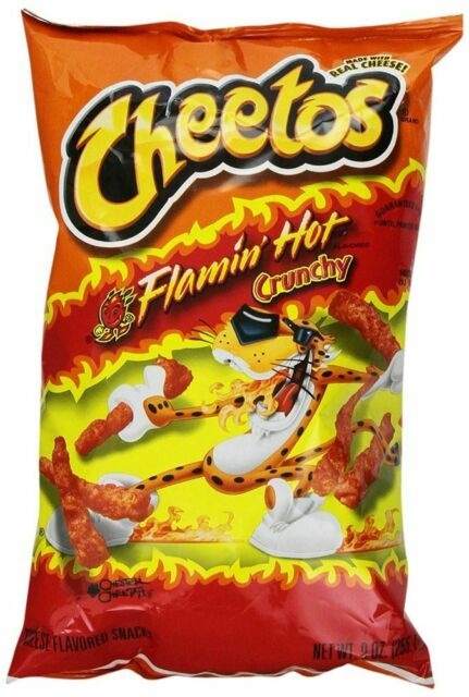 Cheetos Flaming Hot Crunchy 226.8 g (8 oz) Frito lay