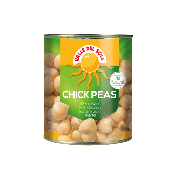 Chick Peas 800g canned Valle Del Sole