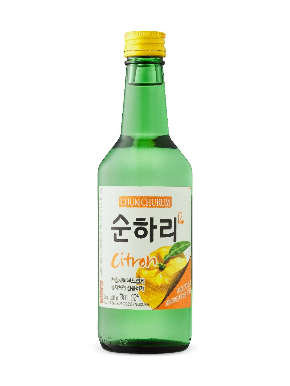 chum churum citron Soju 12% - 360ml soonhari