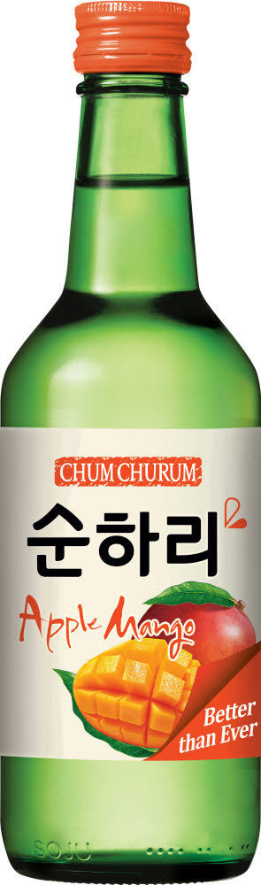 chum churum Apple Mango soju 12% - 360ml soonhari