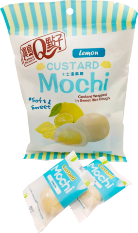 custard mochi lemon 110g Q