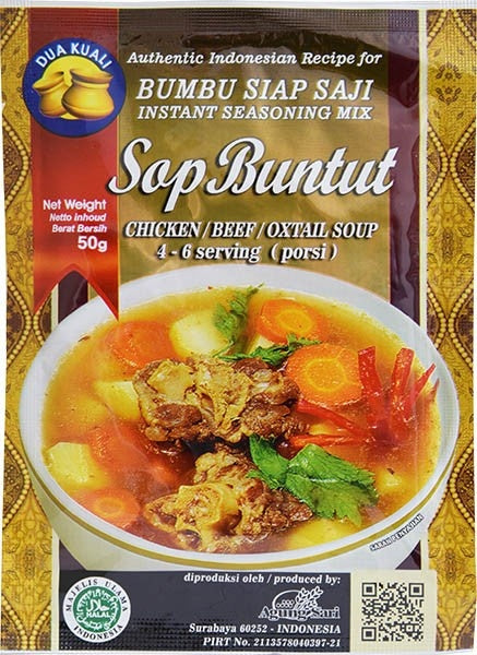 Dua Kuali Sop Buntut 50g seasoning
