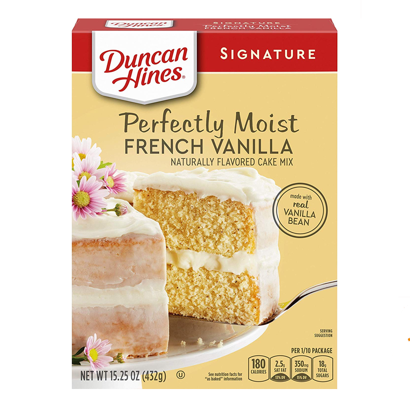 Duncan Hines French Vanilla Cake mix