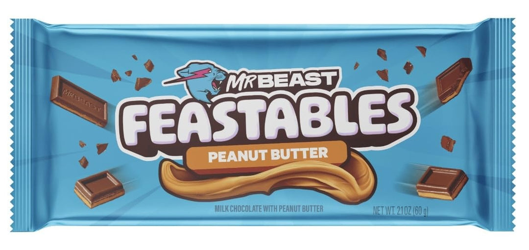 Feastables MrBeast Peanut Butter Chocolate 60g