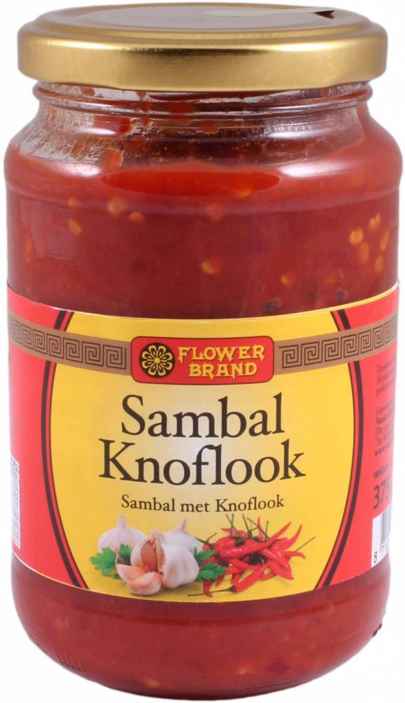 Sambal garlic 375 g flower brand