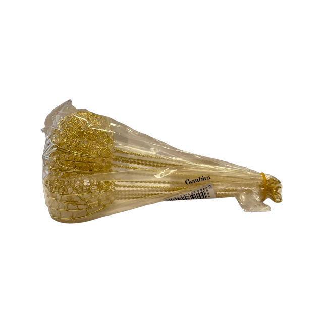 fondue strainer net Ø 2,5 inch (6cm) brass 10 pcs (pcs) - 012010