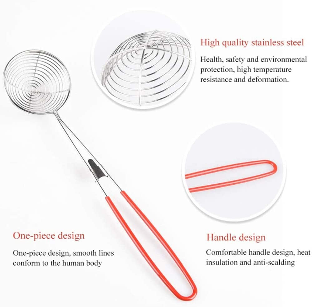 Fondue Sieve Ø7cm / chafing nets Deluxe set 4 pieces