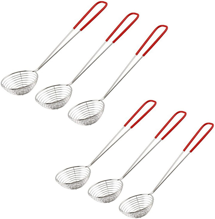 Fondue Sieve Ø7cm / chafing nets Deluxe set 4 pieces
