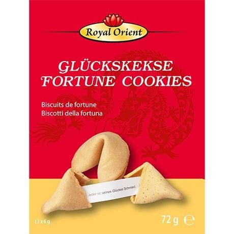 Fortnune Cookies 12 pcs x6g (72g) ROYAL ORIENT