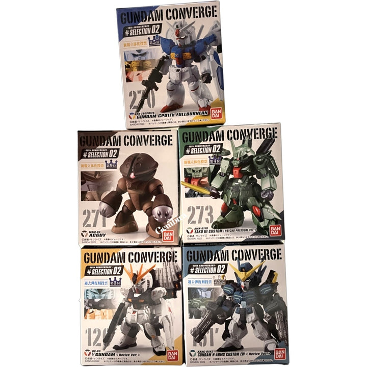FW Gundam Converge 10TH anniversary # selection 02 (5 piece SET) Bandai Shokugan Converge