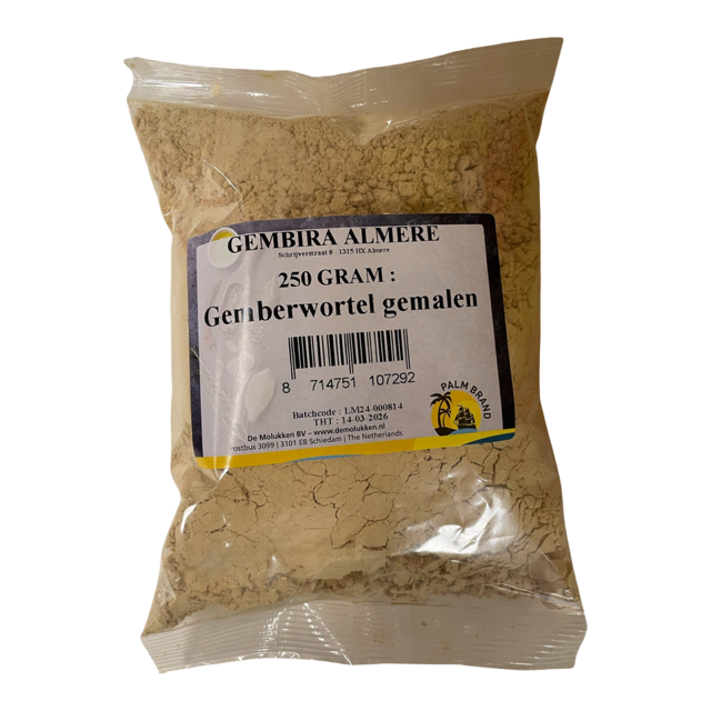 Ginger root ground 250g Palm