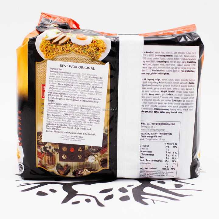 Mi Goreng 5-pack Original Best Wok (5x80g)