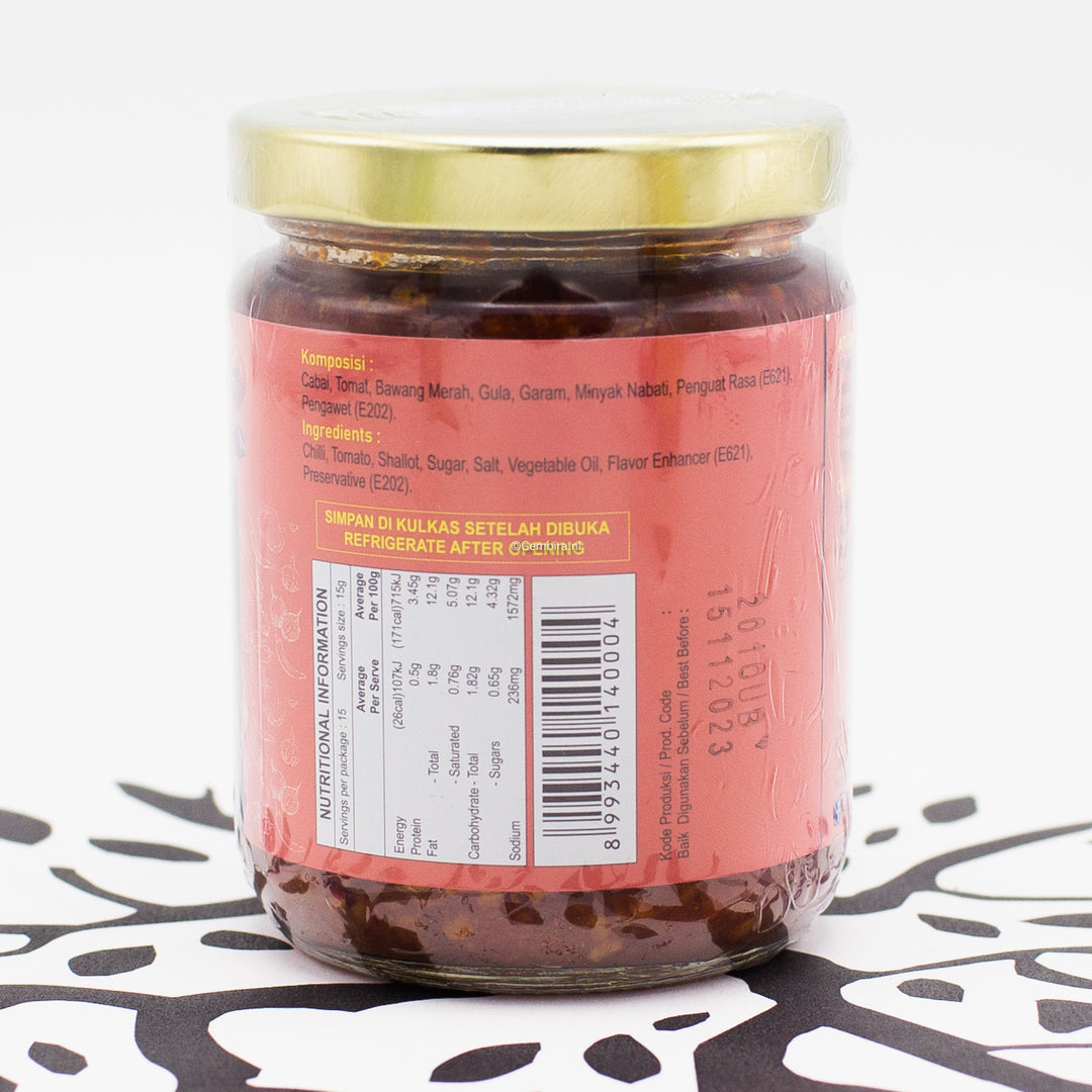 sambal balado 220g cap ibu