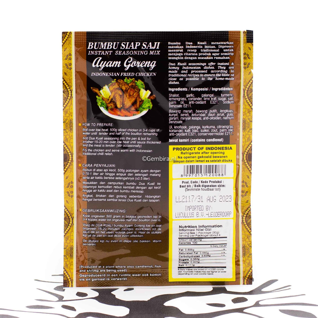 Dua Kuali Ayam Goreng