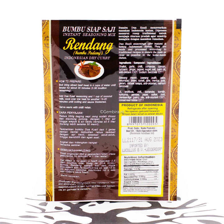 Dua Kuali Rendang 50g