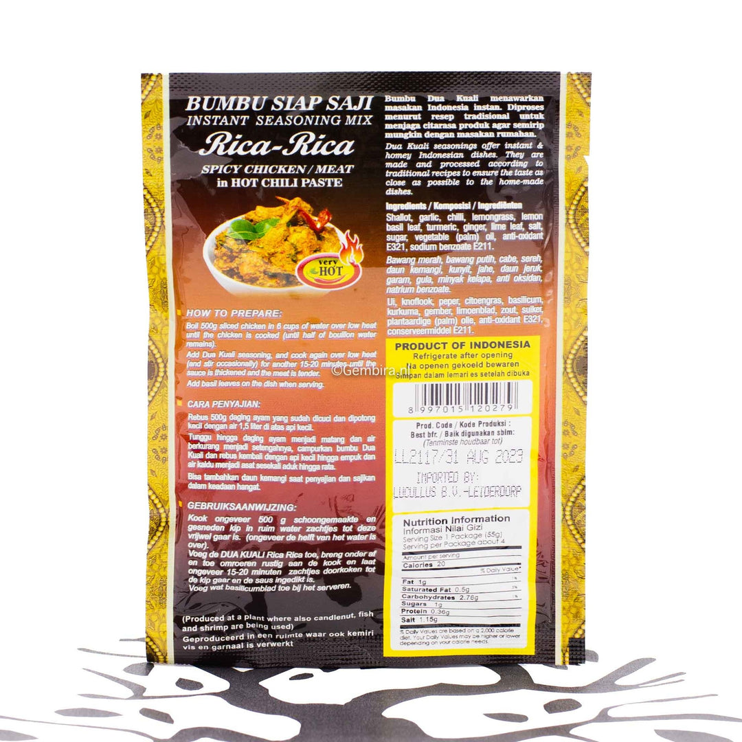 Dua Kuali Rica Rica 55g