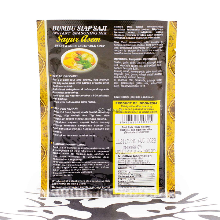 Dua Kuali Sayur Asem 60g