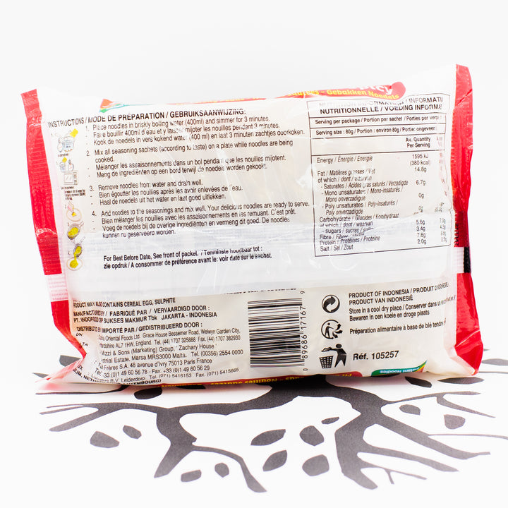 Indomie Mi Goreng Hot & Spicy Pedas 80g - Export Indonesia