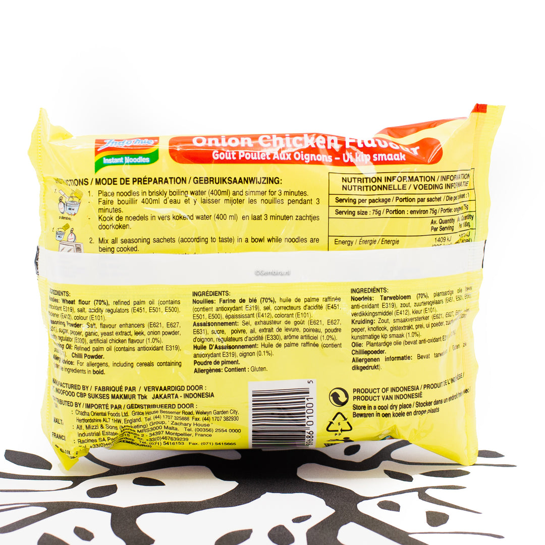 Indomie Onion Chicken Noodles 75g - Export Indonesia
