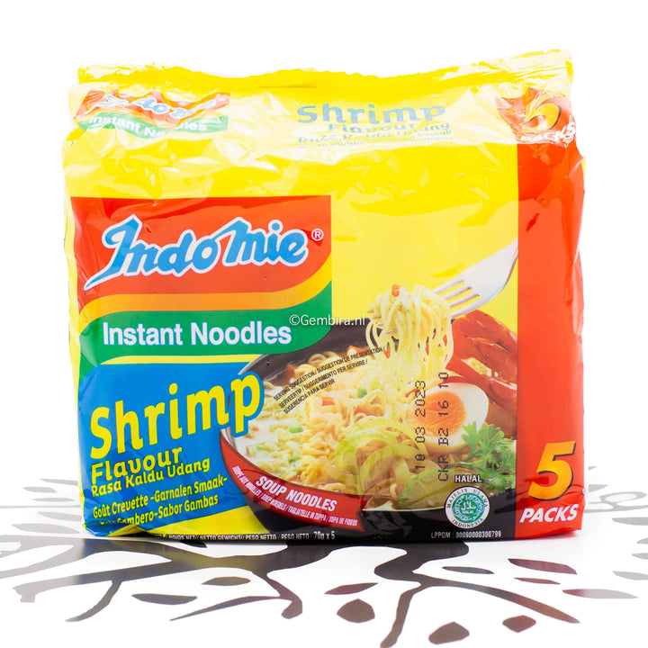 EU - Indomie Shrimp 8 x 5 packs 70g Instant Noodles