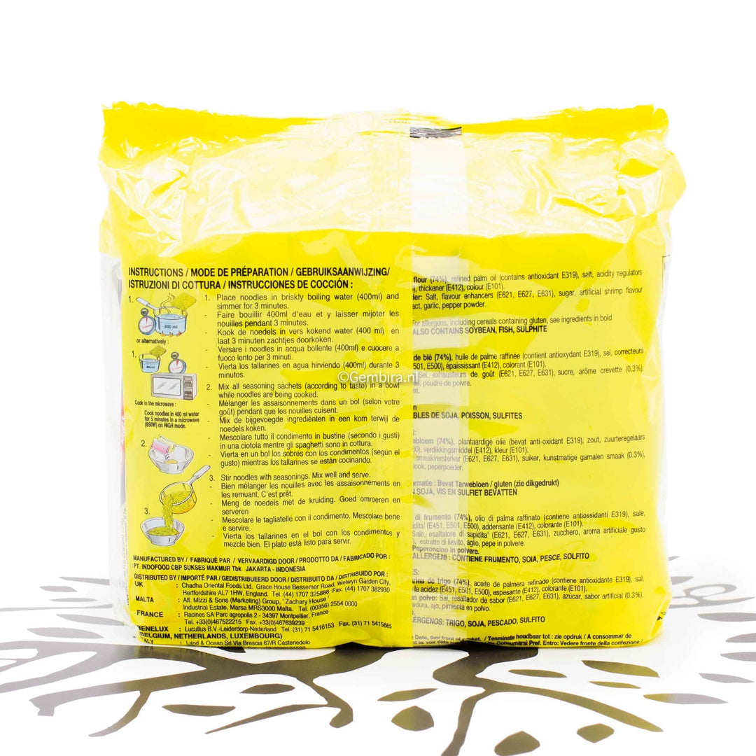 EU - Indomie Shrimp 8 x 5 packs 70g Instant Noodles