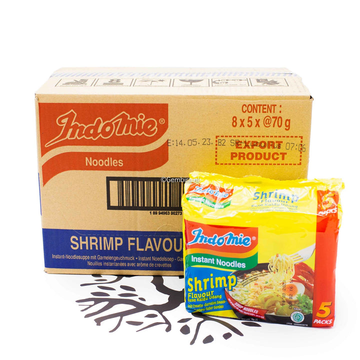 EU - Indomie Shrimp 8 x 5 packs 70g Instant Noodles