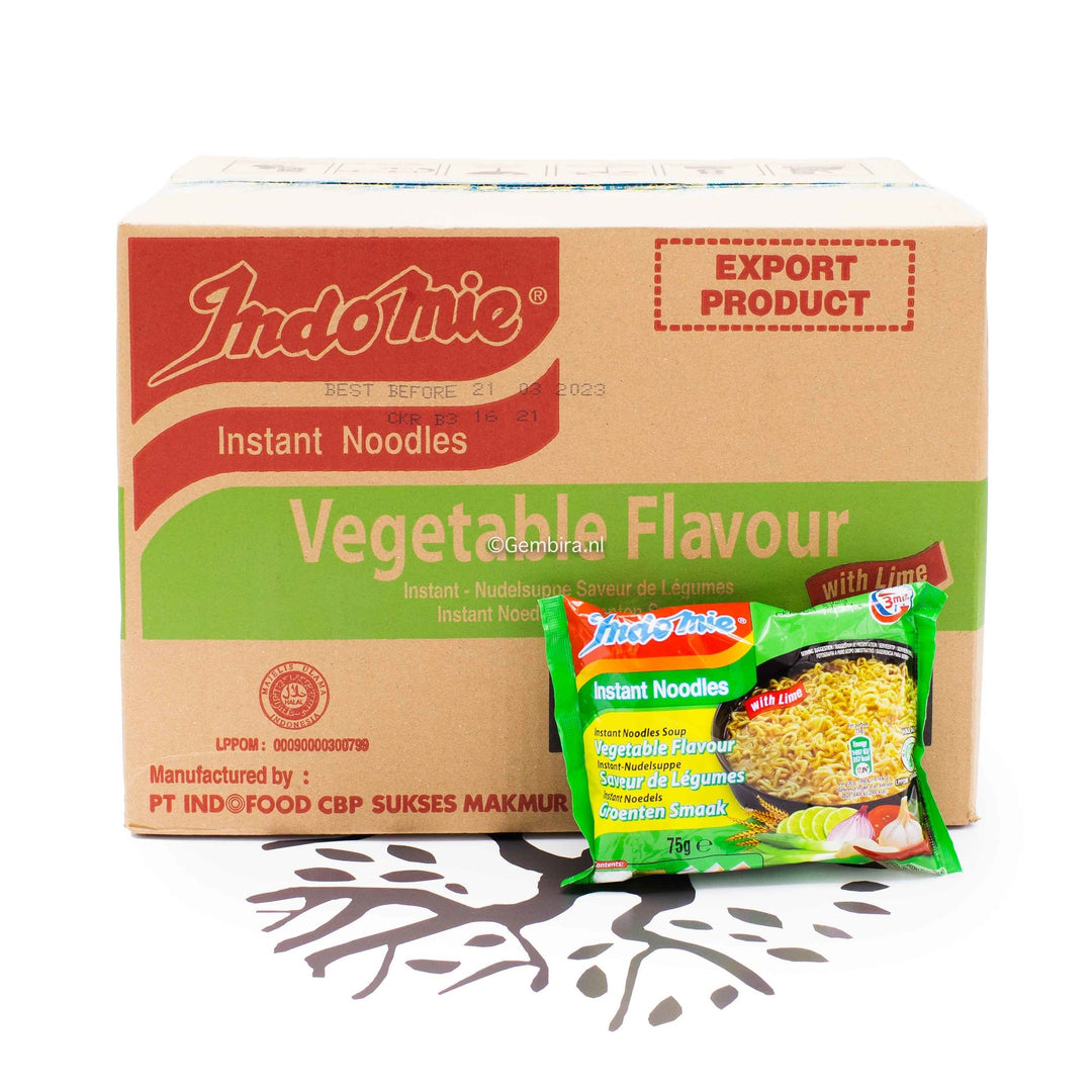 EU - Indomie Vegetable 8 x 5 packs 75g Instant Noodles