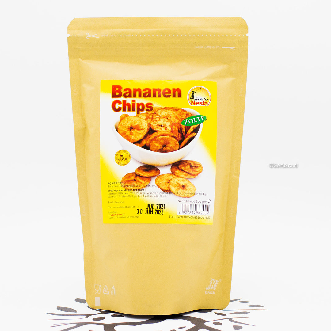 nesia banana chips Sweet 100gr