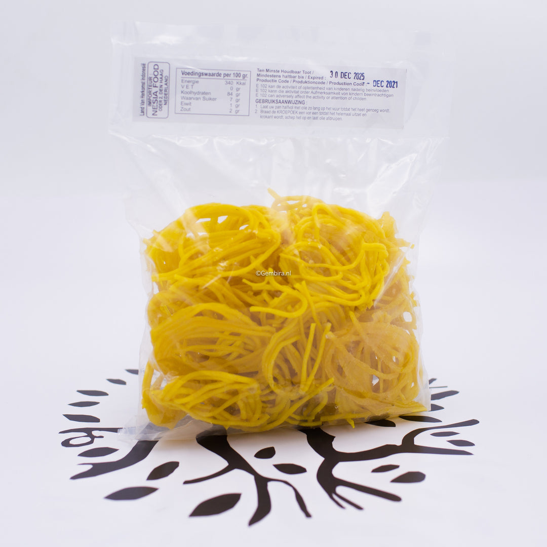 Noodle Cracker Bawang, Mie Besar - Nesia 250gr