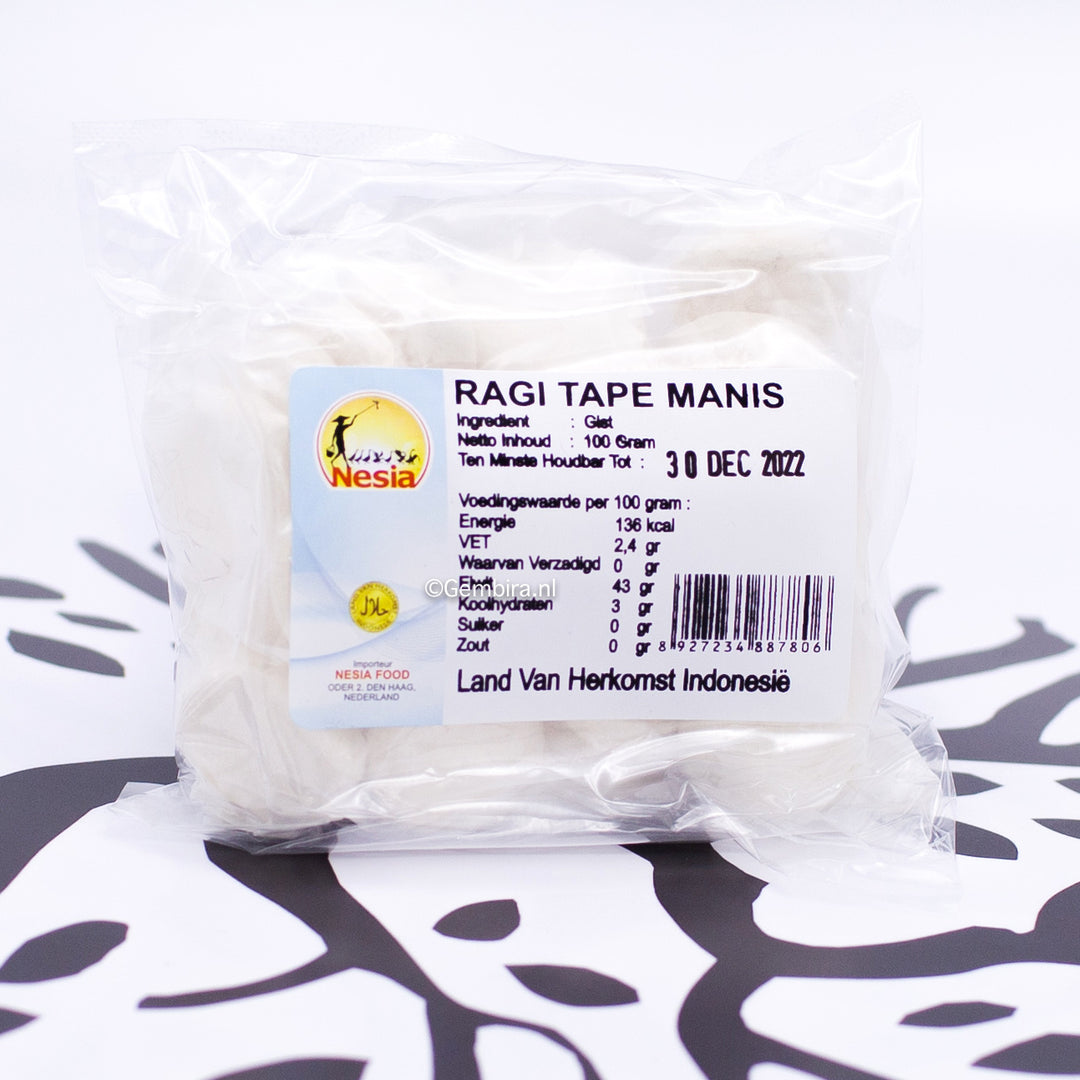 Ragi Tape Manis 100gr