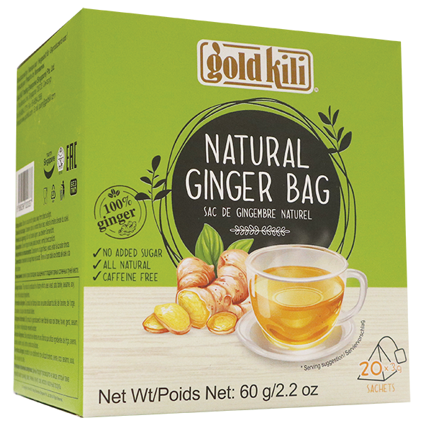 Gold Kili natural Ginger bag 60g (20 sachets)