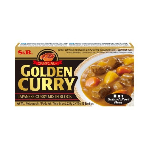 Golden Curry HOT 220g black label