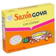Sazon Goya Con azafran 8 packets (40gr)