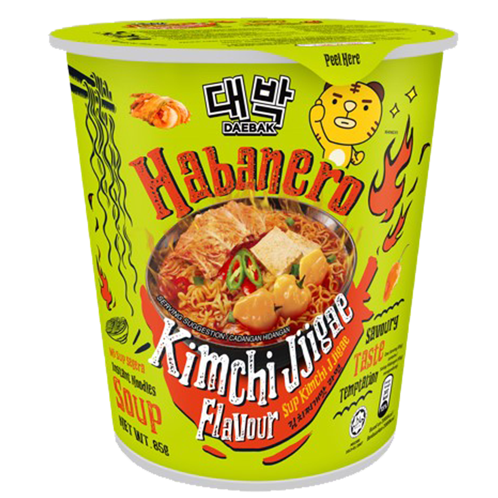 Habanero Kimchi Jjigae noodle cup 80g Daebak