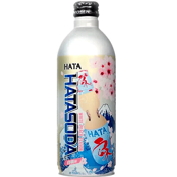 Hatasoda Ramune White Peach 500ml