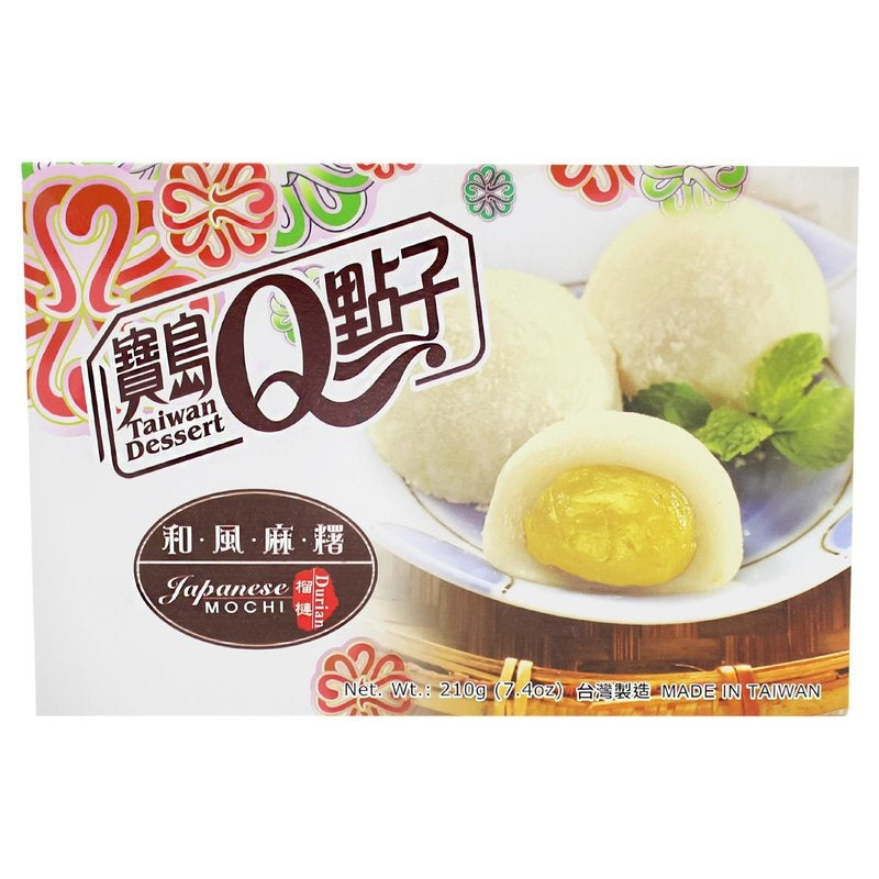 He Fong Durian Mochi 210g Q
